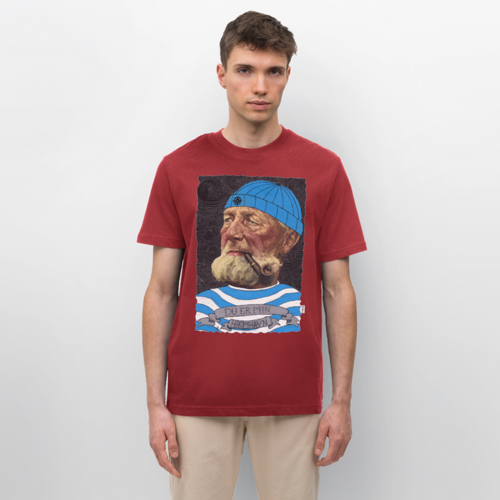 Poul Sømand - Unisex T-shirt - jordrød