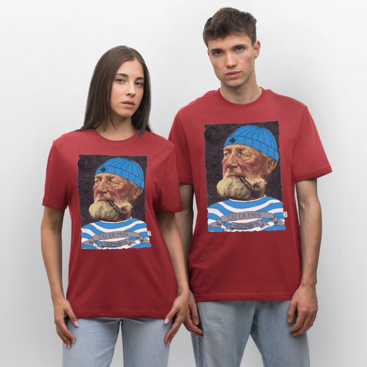 Poul Sømand - Unisex T-shirt - jordrød