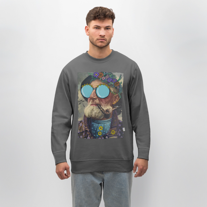 Hippie Hans - Kraftig Unisex Sweatshirt - charcoal