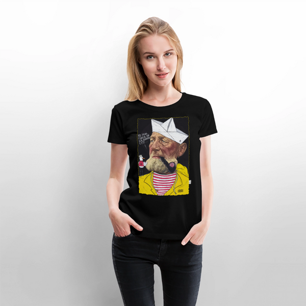 Styrmand Karlsen - Premium Dame T-shirt - sort