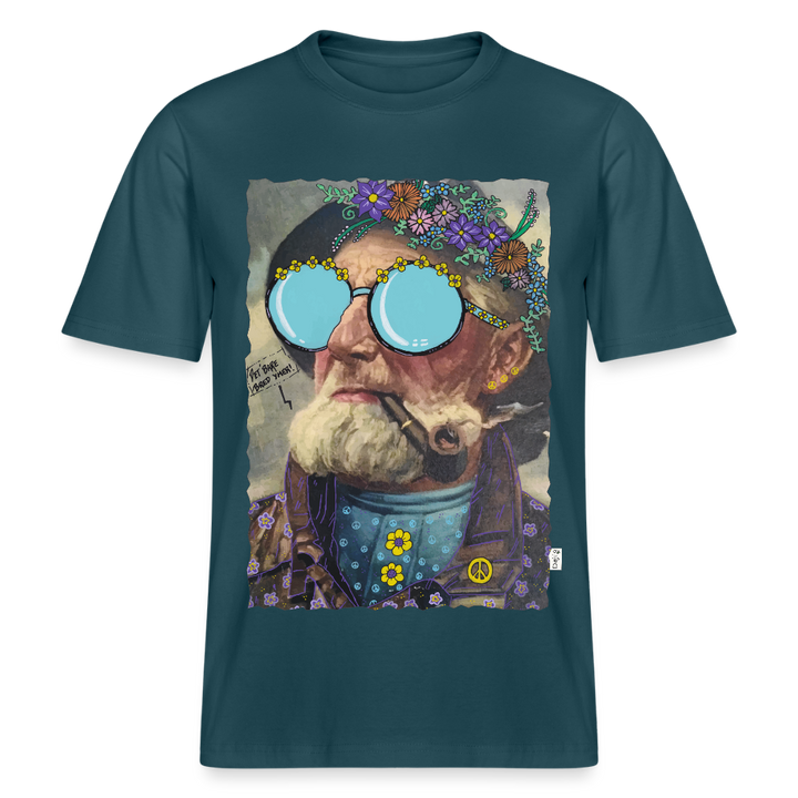 Hippie Hans - Unisex T-shirt - mørk petrol