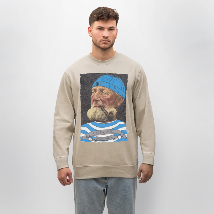 Poul Sømand - Kraftig Unisex Sweatshirt - beige