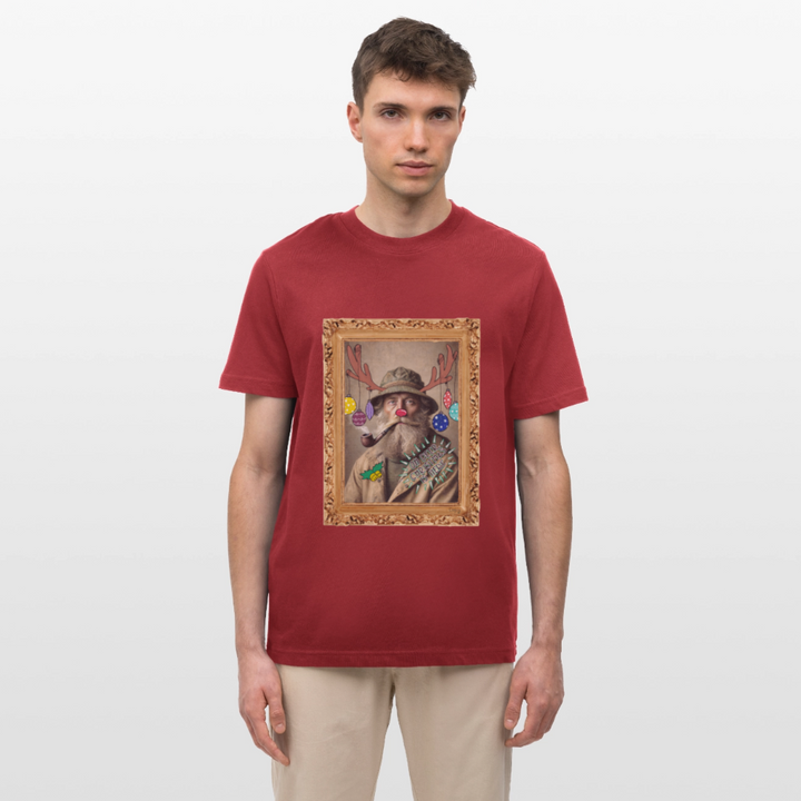 Rudolf Hjort - Unisex T-shirt - jordrød