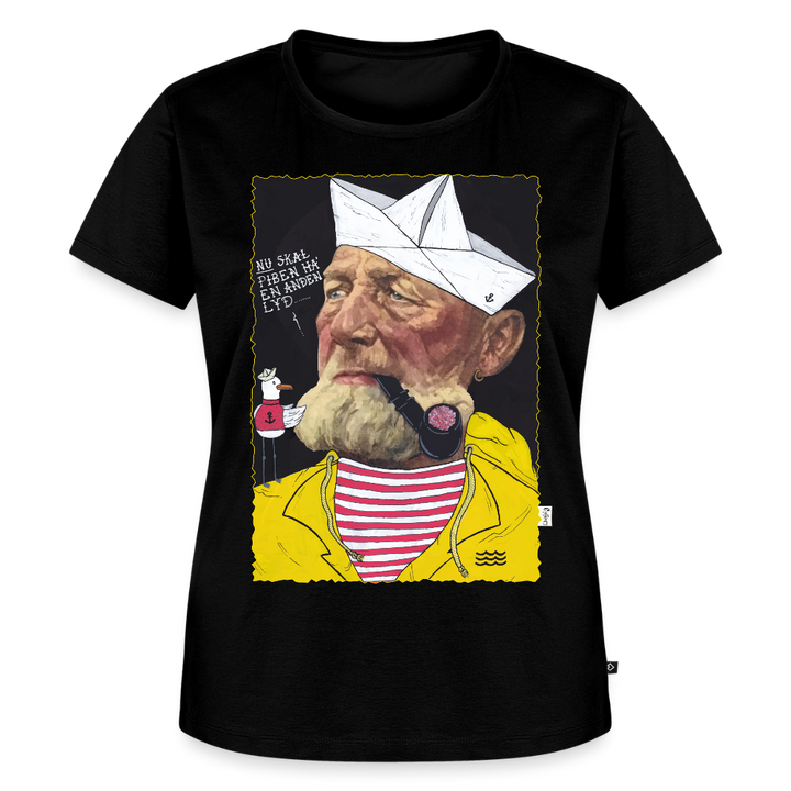 Styrmand Karlsen - Premium Dame T-shirt - sort