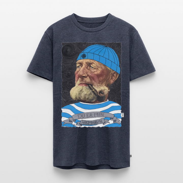Poul Sømand - Premium Herre T-shirt - jeansblå 