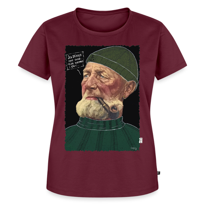 Anker Bådsmand - Premium Dame T-shirt - vinrød