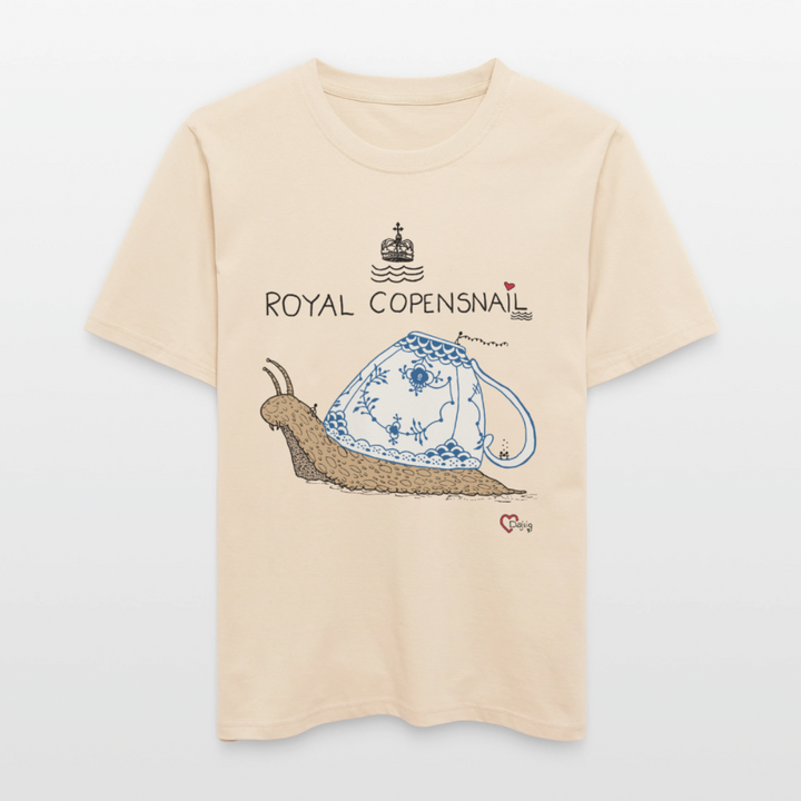 Royal Copensnail - Unisex T-shirt - råhvid