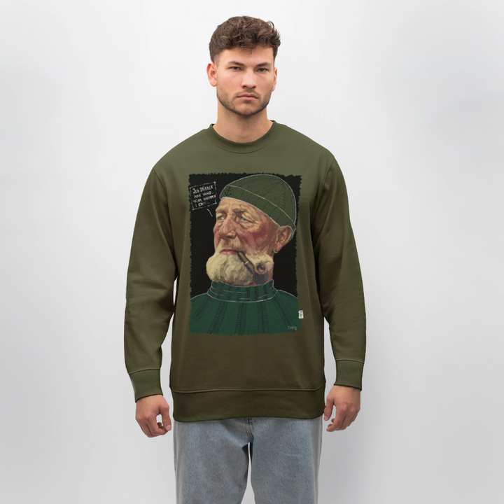 Anker Bådsmand - Kraftig Unisex Sweatshirt - khaki