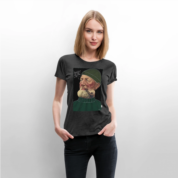 Anker Bådsmand - Premium Dame T-shirt - antracit meleret