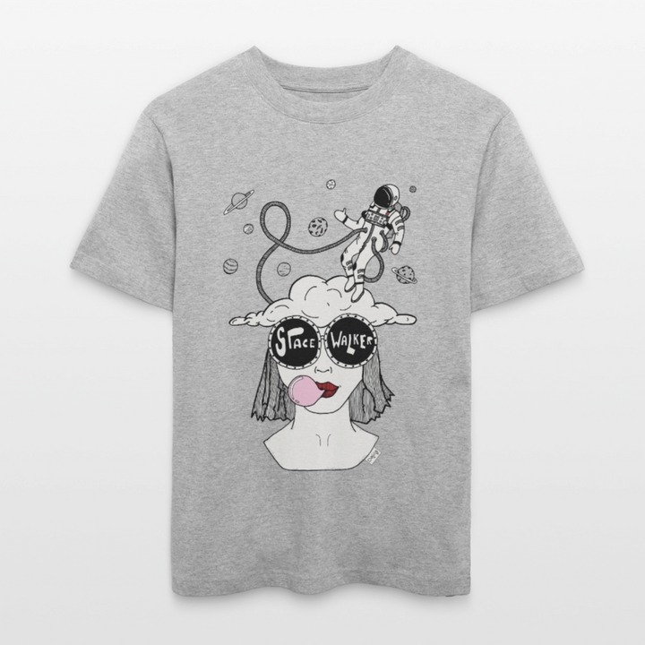 ADHD Space Walker Unisex T-shirt - grå meleret