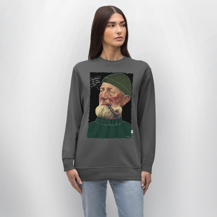 Anker Bådsmand - Kraftig Unisex Sweatshirt - charcoal