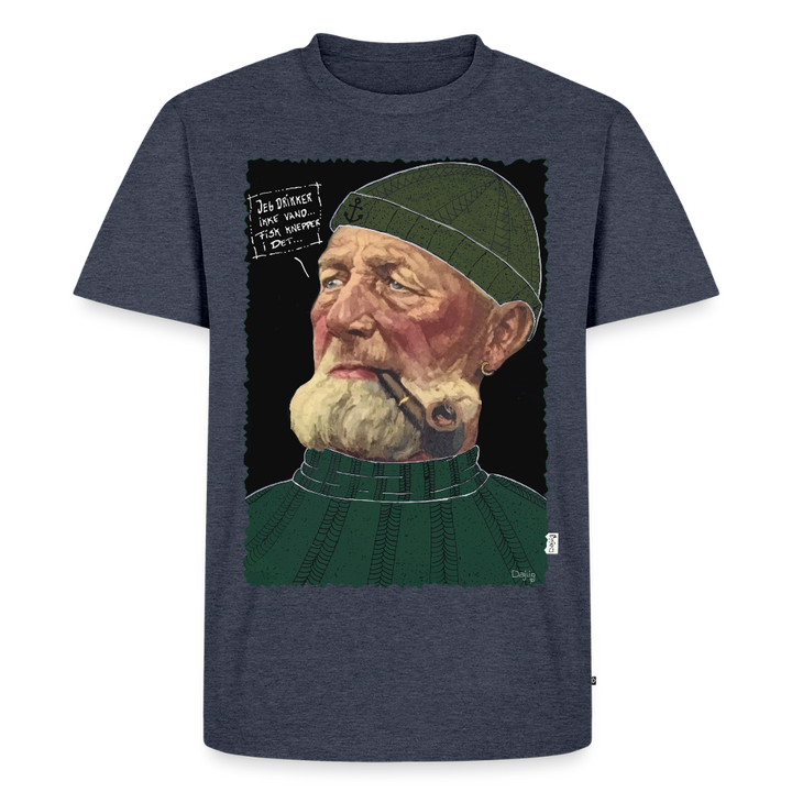 Anker Bådsmand - Premium Herre T-shirt - jeansblå 