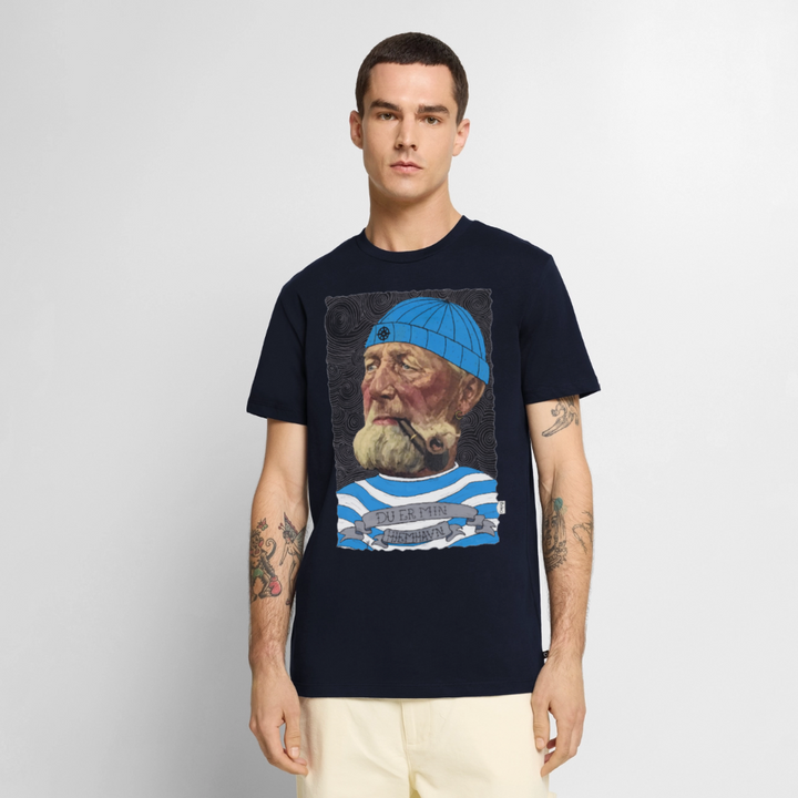 Poul Sømand - Premium Herre T-shirt - navy