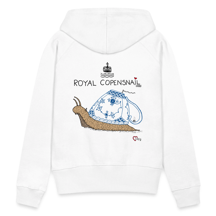 Royal Copensnail - Dame Hættetrøje - hvid