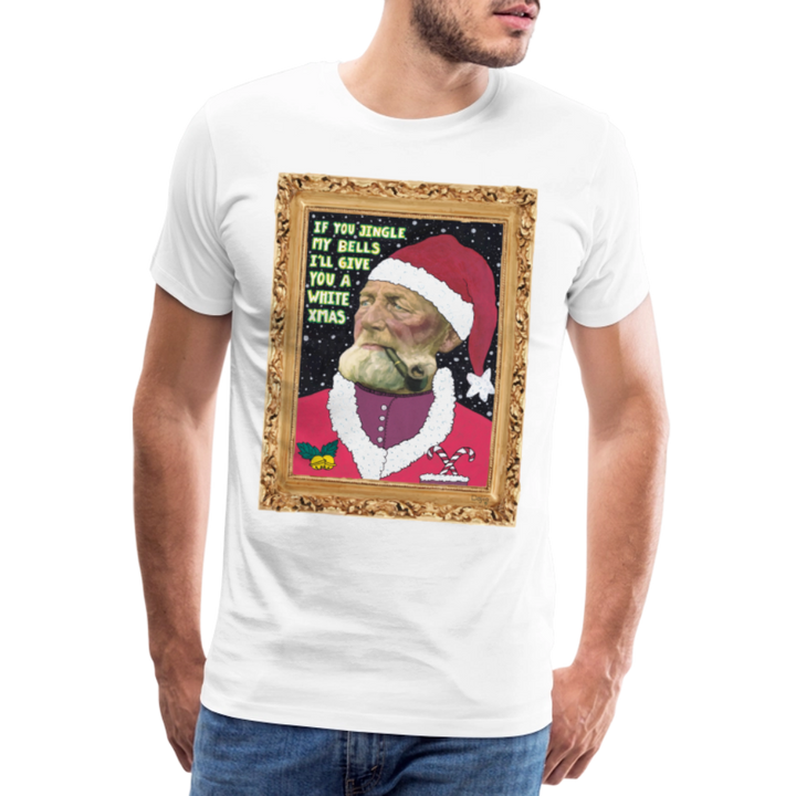 Klaus Santa - Premuim Herre T-shirt - hvid