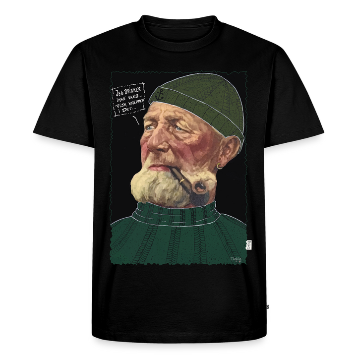 Anker Bådsmand - Premium Herre T-shirt - sort