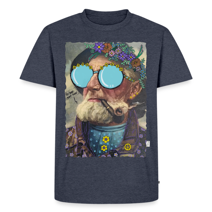 Hippie Hans - Premium Herre T-shirt - jeansblå 