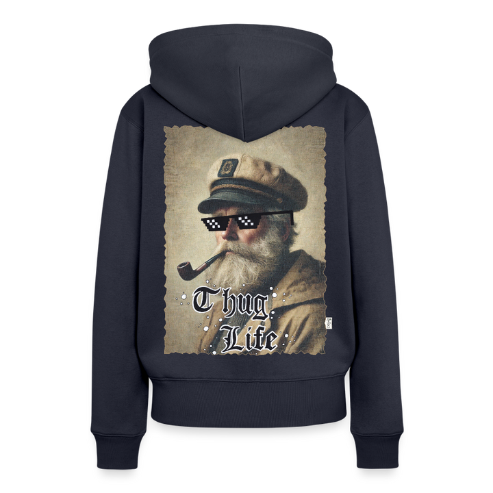 Leif Lurendrejer - Dame Hættetrøje - navy