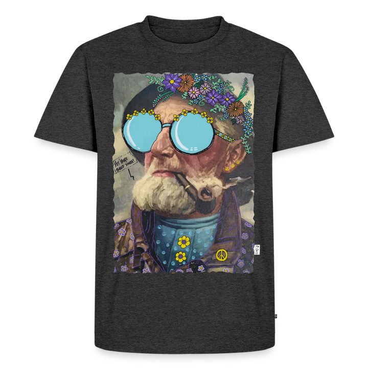 Hippie Hans - Premium Herre T-shirt - antracit meleret