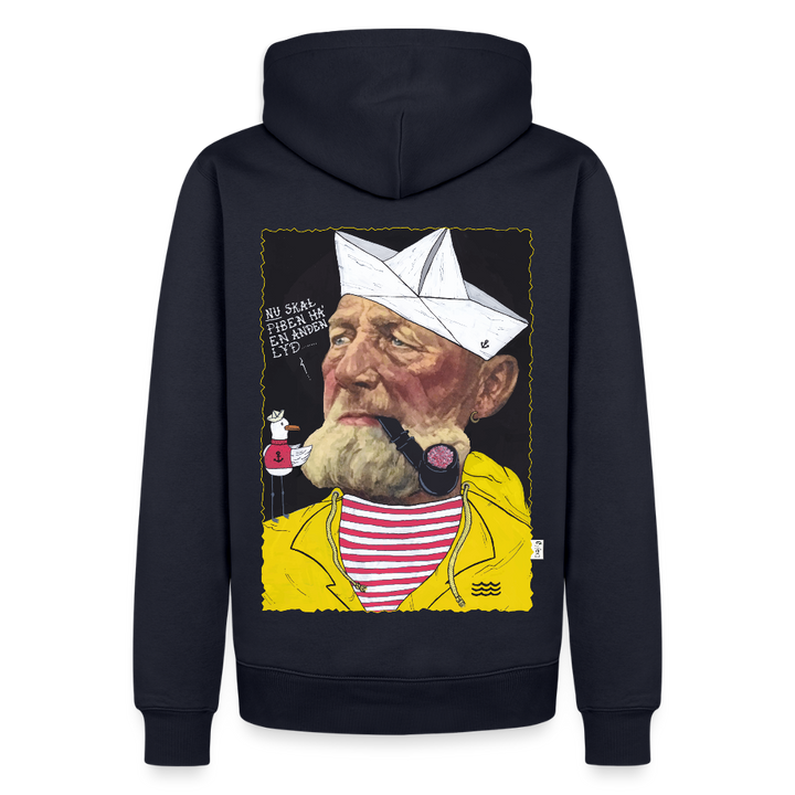 Styrmand Karlsen - Herre Hættetrøje - navy