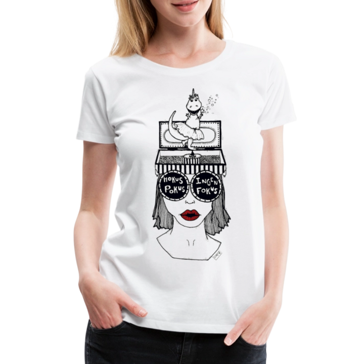 ADHD Hokus Pokus Sofie Dame T-shirt - hvid