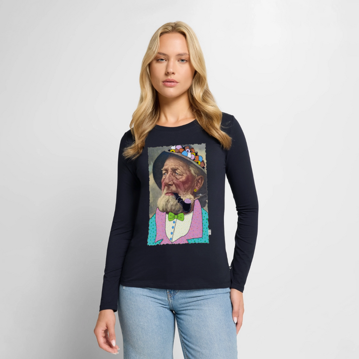 Krymmel Kaj - Dame Langærmet Trøje - navy
