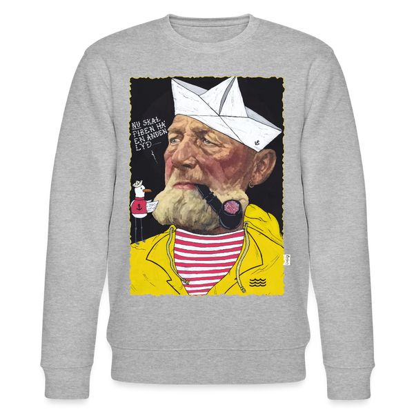 Styrmand Karlsen - Kraftig Unisex Sweatshirt - grå meleret