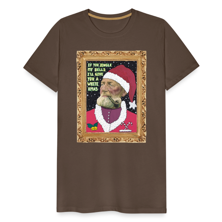 Klaus Santa - Premuim Herre T-shirt - gråbrun