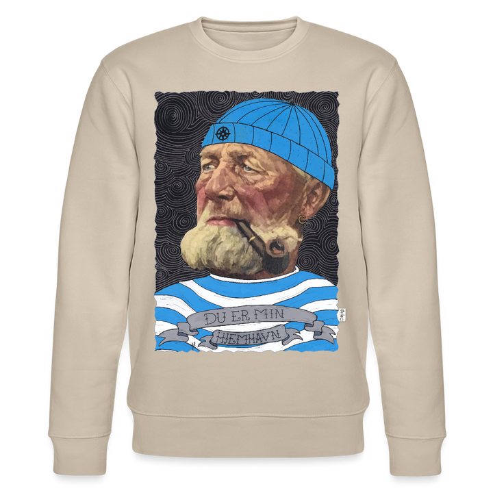 Poul Sømand - Kraftig Unisex Sweatshirt - beige