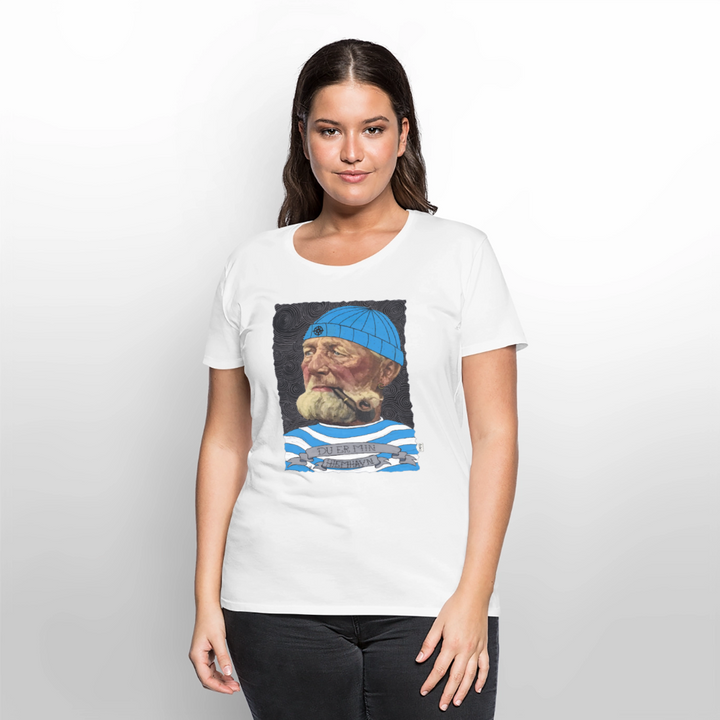 Poul Sømand - Premium Dame T-shirt - hvid