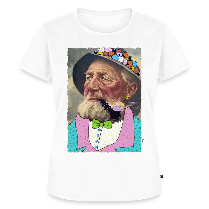 Krymmel Kaj - Premium Dame T-shirt - hvid