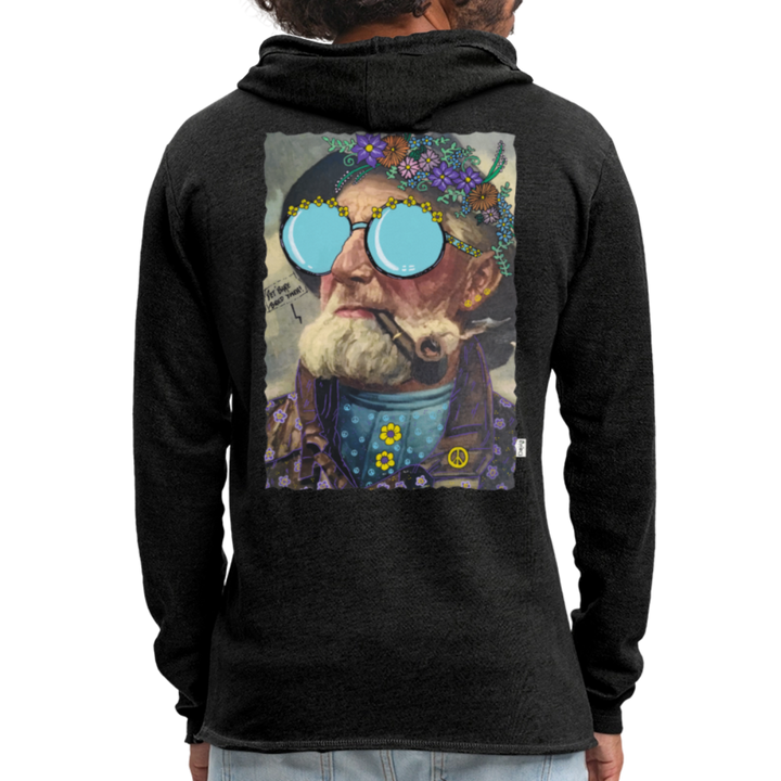 Hippie Hans - Let Unisex Hættetrøje - charcoal
