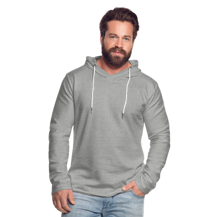 Anker Bådsmand - Let Unisex Hættetrøje - grå meleret