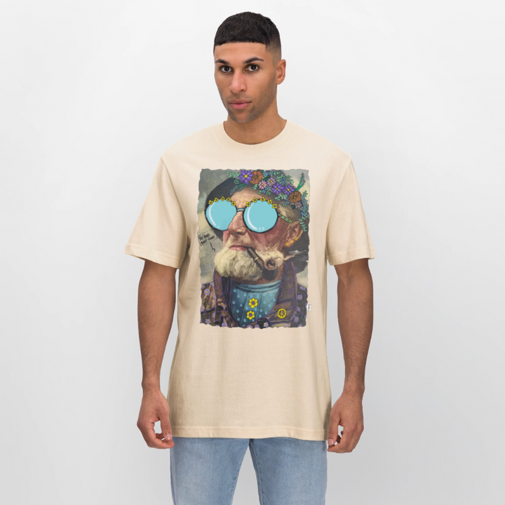 Hippie Hans - Unisex T-shirt - hvid grå