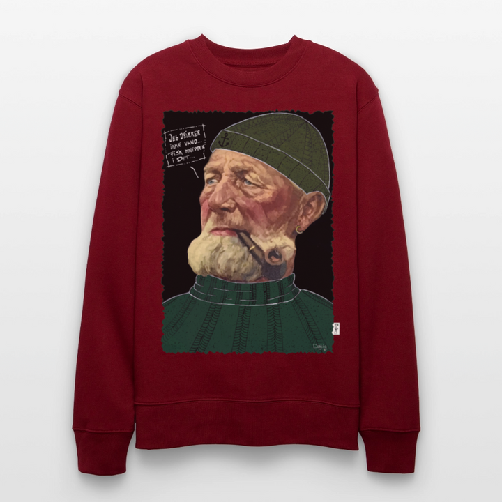 Anker Bådsmand - Kraftig Unisex Sweatshirt - burgunder-rød