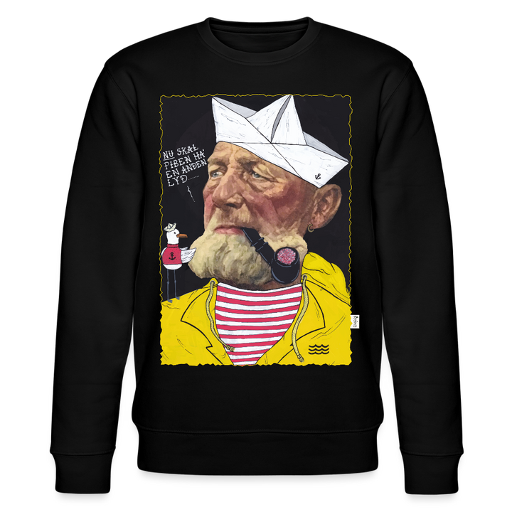 Styrmand Karlsen - Kraftig Unisex Sweatshirt - sort