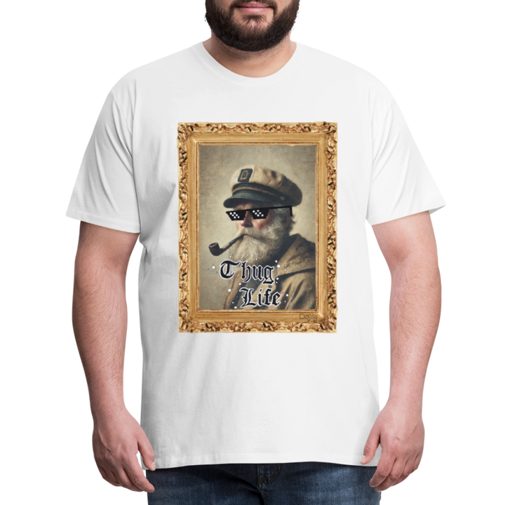 Leif Lurendrejer - Premium Herre T-shirt - hvid