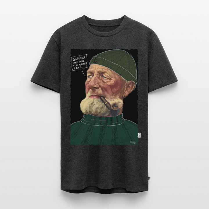 Anker Bådsmand - Premium Herre T-shirt - antracit meleret