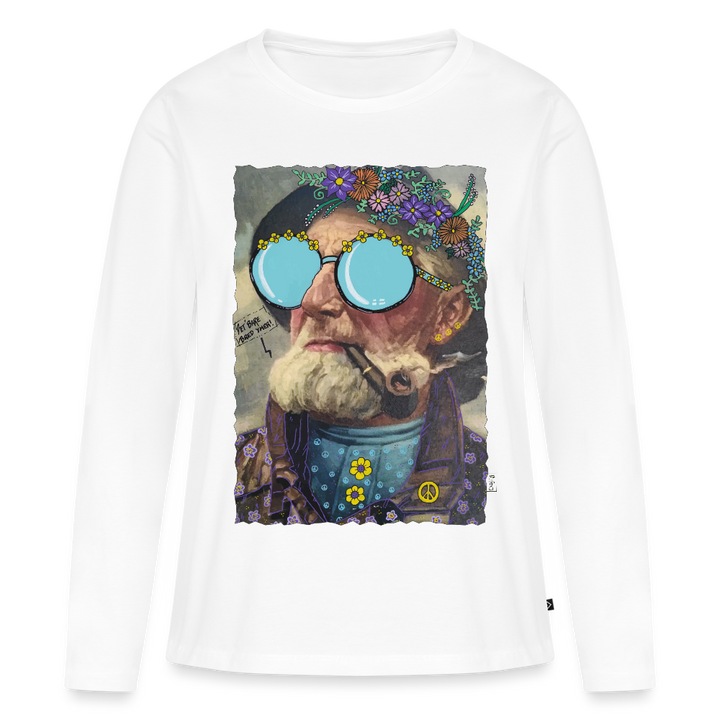 Hippie Hans - Dame Langærmet Trøje - hvid
