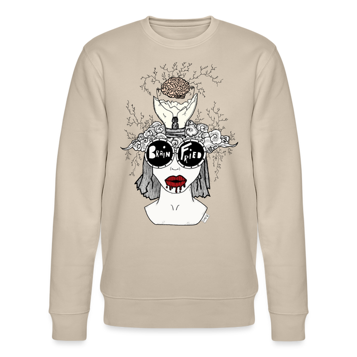 ADHD Brain Fried - Unisex Sweatshirt - beige