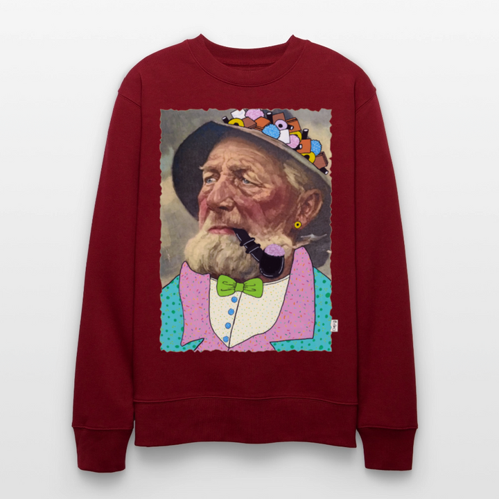 Krymmel Kaj - Kraftig Unisex Sweatshirt - burgunder-rød