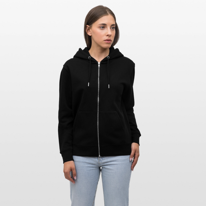 Anker Bådsmand - Kraftig Unisex Hættetrøje m. lynlås - sort