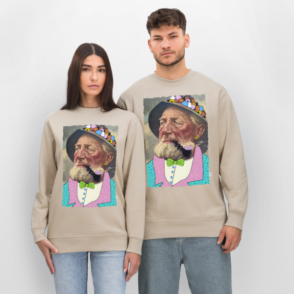 Krymmel Kaj - Kraftig Unisex Sweatshirt - beige