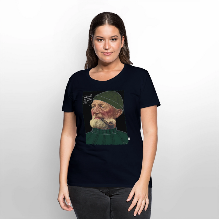 Anker Bådsmand - Premium Dame T-shirt - navy