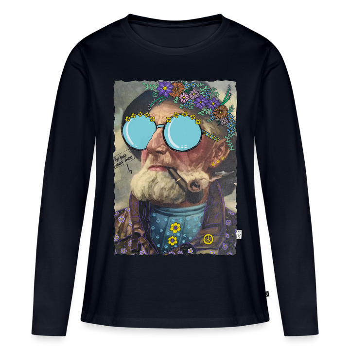 Hippie Hans - Dame Langærmet Trøje - navy