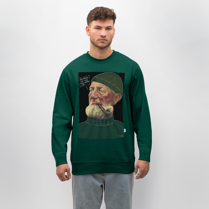 Anker Bådsmand - Kraftig Unisex Sweatshirt - skovgrøn