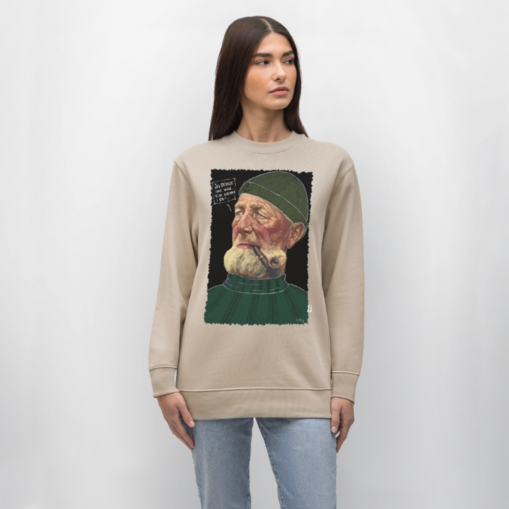 Anker Bådsmand - Kraftig Unisex Sweatshirt - beige