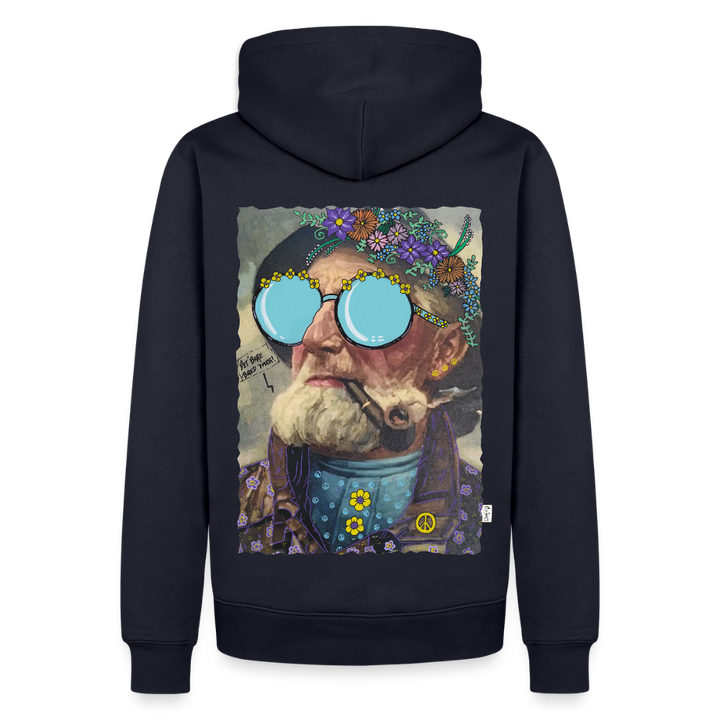 Hippie Hans - Herre Hættetrøje - navy