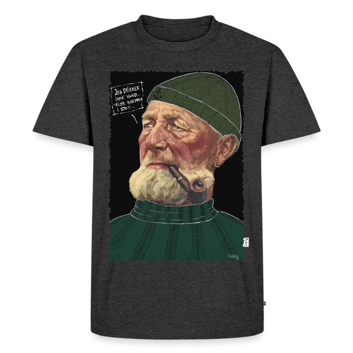 Anker Bådsmand - Premium Herre T-shirt - antracit meleret