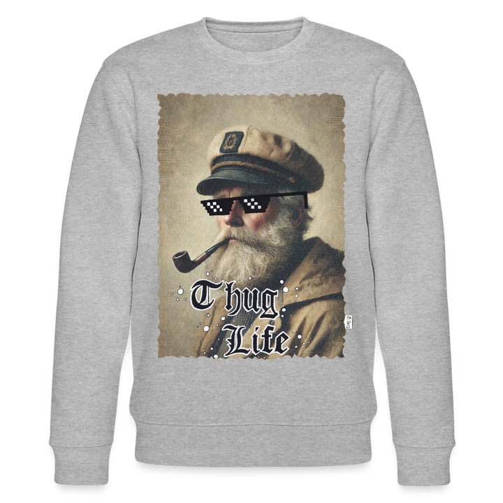 Leif Lurendrejer - Kraftig Unisex Sweatshirt - grå meleret